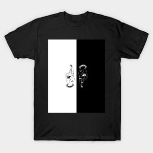 Witchy black and white hands T-Shirt